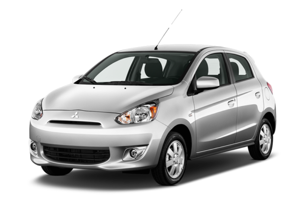 mitsubishi mirage de hatchback angular front e