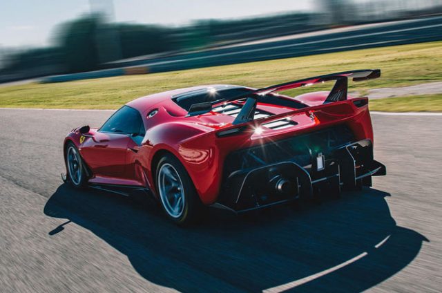 ferrari p c  reveal hero rear