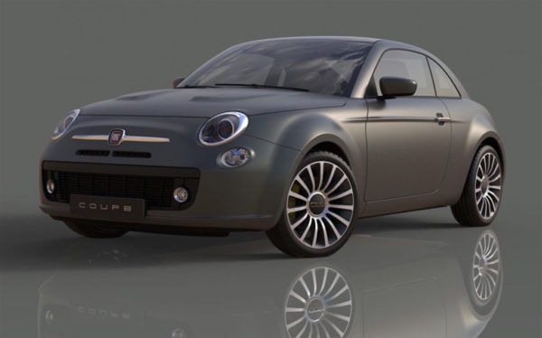 fiat  coupe rendering  e