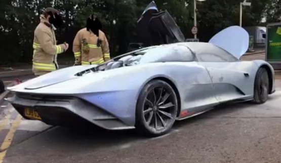 mclaren speedtail test zapalio