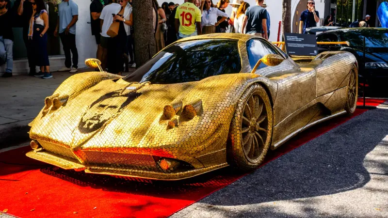 Napravio Pagani Zonda automobil u punoj veličini od kovanica