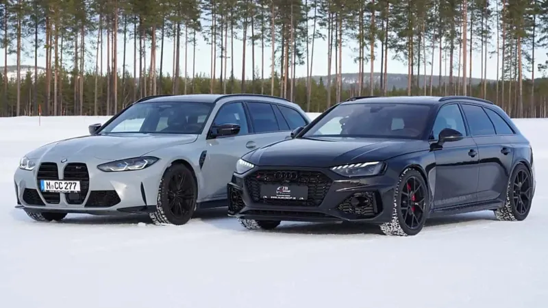 VIDEO: M3 Touring vs RS4 Avant: Ultimativni Zimski Test