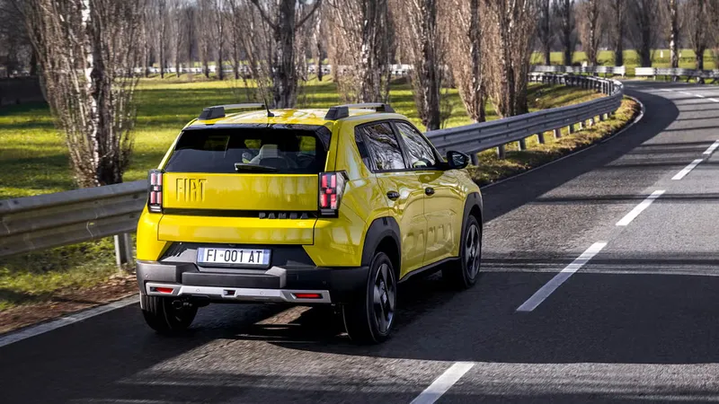 The four-door Grande Panda offers seating for five but has a rather short overall length, measuring about 157 inches front to back.