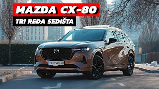 NOVA MAZDA CX-80 AWD / SUV SA TRI REDA SEDIŠTA!