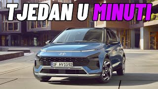 Osvježeni Hyundai Bayon, brutalni Cadillac CT5-V Blackwing, Fiat Topolino,... - Tjedan u minuti