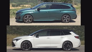 Toyota Corolla Touring Sports Hybrid  Vs Peugeot 308 sw   Uporedni TEST by Miodrag Piroški