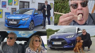 Toyota Yaris Hybrid Vs Peugeot 208   Uporedni TEST by Lidija & Miodrag Piroški