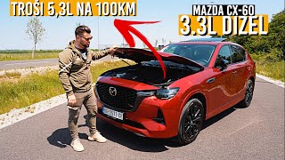 NISKA REGISTRACIJA I MALA POTROŠNJA! MAZDA CX-60 DIZEL