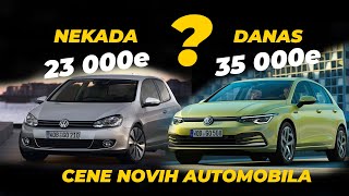 Cene novih automobila NEKADA i SAD! Zašto su danas toliko skuplji novi automobili?