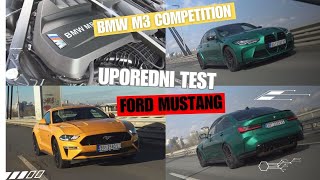 Ford Mustang Vs BMW M3 Competition - Uporedni TEST by Miodrag Piroški