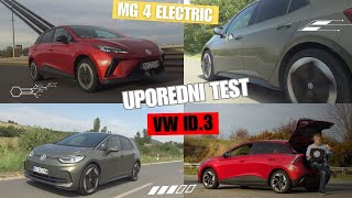 MG4 Electric Vs VW ID3 -  Uporedni TEST by Miodrag Piroški