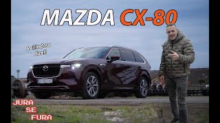 Za ljubitelje dizela i prostora! Mazda CX-80 - Jura se fura