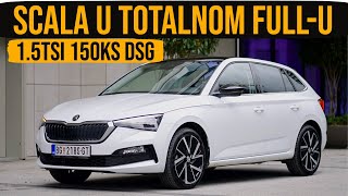 Škoda SCALA 1.5TSI 150ks DSG / POREĐENJE SA NOVOM FABIJOM