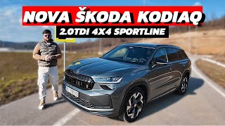 NOVA ŠKODA KODIAQ 2025 /// 2.0TDI 4x4 SPORTLINE