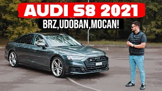 BRZ,UDOBAN,MOĆAN! AUDI S8 /// 4.0 TFSI V8 571ks 800NM MHEV