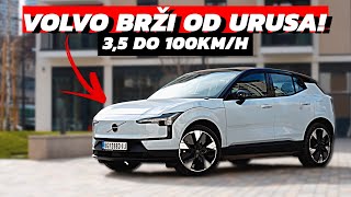 VOLVO BRŽI OD LAMBO URUSA! EX30 430ks