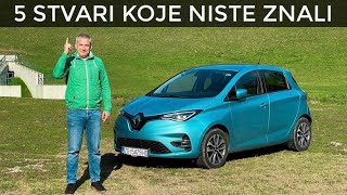 Ovo sigurno niste znali o Renault Zoe!