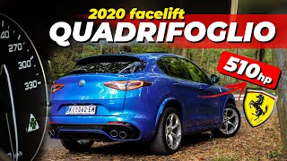 ITALIJANSKA AŽDAJA SA SRCEM FERRARI-ja!2020 Alfa Romeo Stelvio Quadrifoglio (facelift)