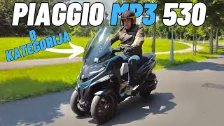 Stabilniji od klasičnog skutera! - Piaggio MP3 - testirao Branimir Tomurad