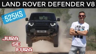 Šumom, drumom i zrakom - Land Rover Defender V8 - Jura se fura