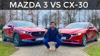 Sedan vs SUV! - Mazda 3 vs CX-30 - usporedio Neven Novak