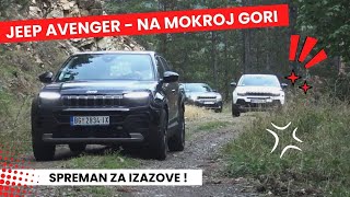 JEEP Avenger  -  terenska vožnja na Mokroj Gori