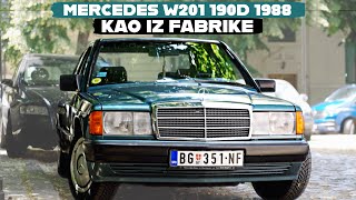 KAO IZ FABRIKE! Mercedes 190D (W201) 1982-1993